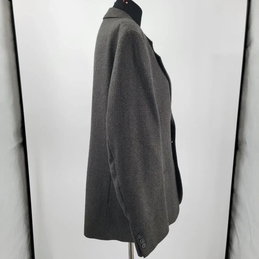 Barrington Mens 44S Gray Lambswool/Cashmere No Vent South Africa Made Blazer